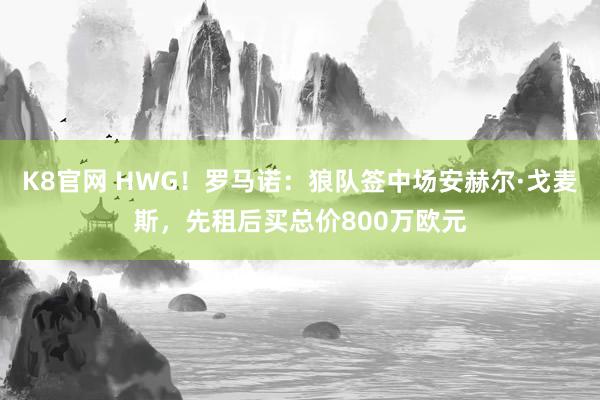 K8官网 HWG！罗马诺：狼队签中场安赫尔·戈麦斯，先租后买总价800万欧元