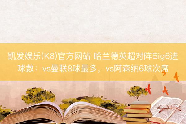 凯发娱乐(K8)官方网站 哈兰德英超对阵Big6进球数：vs曼联8球最多，vs阿森纳6球次席