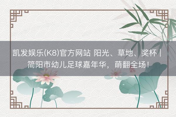 凯发娱乐(K8)官方网站 阳光、草地、奖杯 | 简阳市幼儿足球嘉年华,萌翻全场!